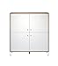 Produktbild trendteam smart living - Highboard Schrank - Wohnzimmer - Touch - Aufbaumaß (BxHxT) 123 x 136 x 40 cm - Farbe Artisan Eiche mit Weiß - 210286207