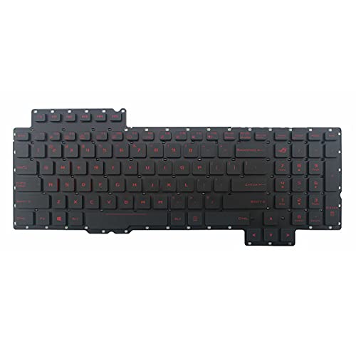 Laptop Vervanging US Layout ROOD Backlit Toetsenbord voor ASUS ROG G752 G752VL G752VT G752VY G752VS G752VM Zwart - Image 3