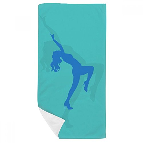 Serviette de bain doux gant de toilette 35x70cm multicolore imprimé - 2