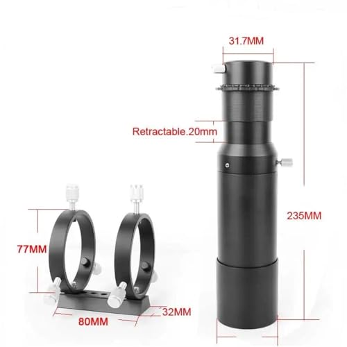 Buscador de guía de 50 mm con soporte de 1.25 " para astrofotografía 2