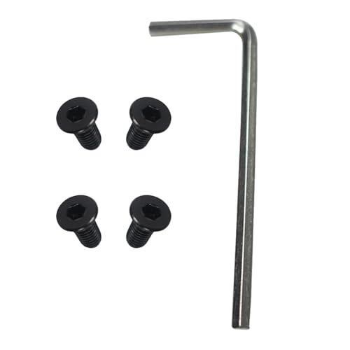 NUOLUX 電動スクーター用ステンレス製立杆ネジ フロントフォーク接続部品 六角レンチ対応 取り付け簡単 耐久性交換用スクリュー