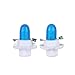 cciyu 10 Pack Blue T5 B8.4D Tri-cell 5050 1SMD LED Car Dashboard Dash GaugeSide Indicator Light Lamps