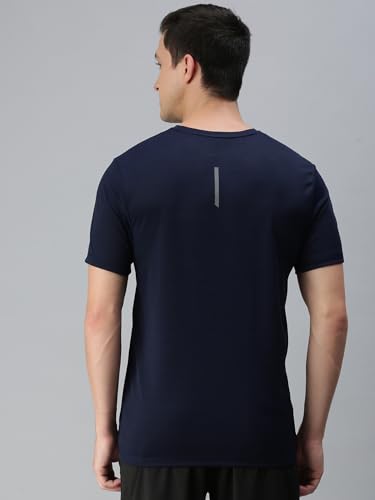 Image of Macroman M-Series Active Tee for Men in Ultra-Light Polyester Mesh, Sweat-Wicking & UV-Protected Full Sleeve T-Shirt for Performance & Style