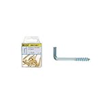 - Envase de 22 unidades. Wolfpack Brico-self-pack 6200535 0- Alcayata Rosca Zincada, 2.7 x 30 mm, 22 unidades
