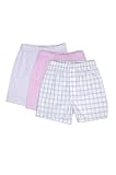 Banana Republic Factory Banana Republic Mens 100% Organic Cotton Elastic Waistband 3 Pack Boxers Mixed, (Large, Orchid Petal Pink)
