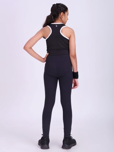 Image of Girl's Active Sports Wear Solid Short Sleeve Running Workout Tshirts Athletic Tops Lightweight Quick Dry Training Yoga Round Neck Tshirt (4 to 14 YRS)