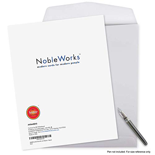 NobleWorks - 1 Jumbo Funny Card for Birthdays (8.5 x 11 Inch) - Cartoon Joke, Humor Bday Card with Envelope - The Old West J6066BDG - Thumbnail 7
