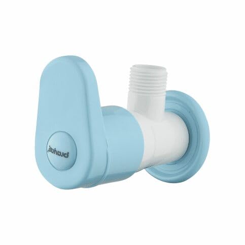Prayag Angle Cock- Flora Royal | Plastic Pillar Tap for Kitchen and Bathroom Plastic Basin for Kitchen Sink Bathroom Wash Basin PVC Tap for Kitchen & Bathroom (B0DFTRTN24) Amazon Price History, Amazon Price Tracker
