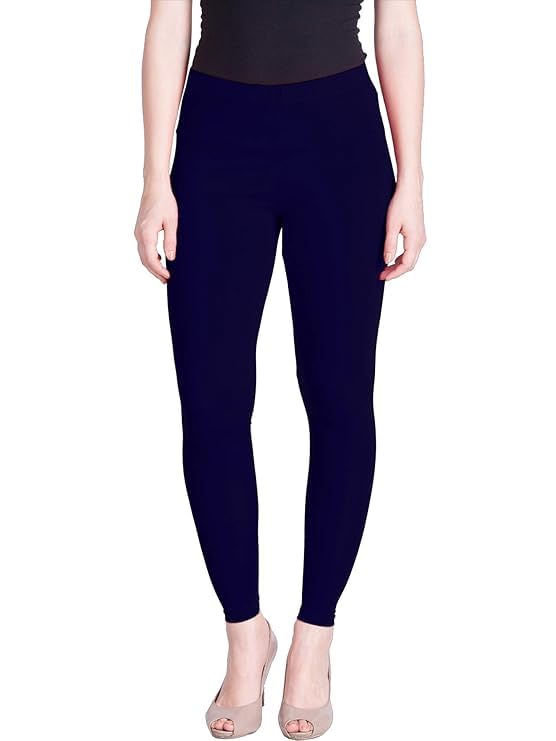 Image of Women Cotton Solid Belt Ankle Length Legging Four Way Lycra Leggings