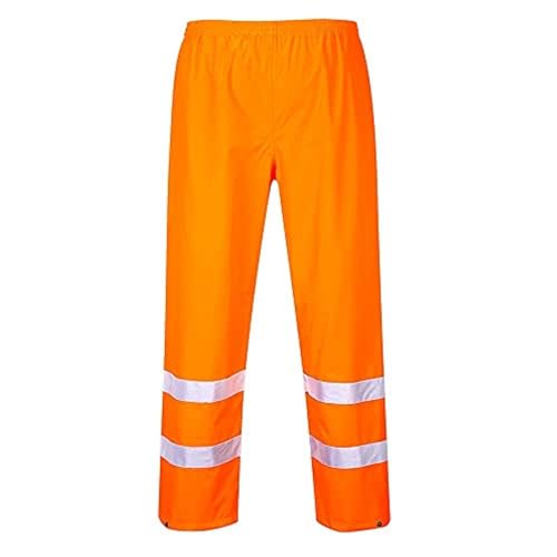 Portwest Warnschutz-Hose Traffic, Größe: L, Farbe: Orange, S480ORRL