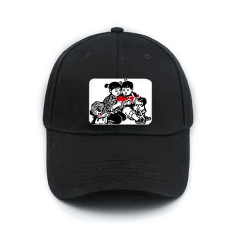 Chapeau de baseball noir pour l'école et le sport - Protection solaire enfant