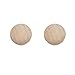 Oedema 25 Pcs Wooden Cabinet Knobs Unfinished Mushroom Shape Drawer Knobs Round Pulls Handles for Cabinet Cupborad, 24 x 20mm