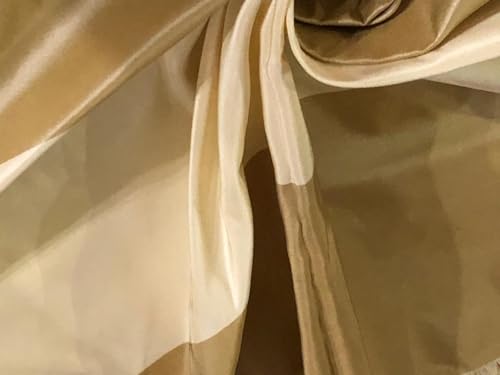 Tissu taffetas 100% soie haut de gamme à rayures pour haute couture