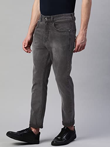 Image of Hubberholme Men's Stretchable Slim Fit Jeans - Casual Cotton Jeans for Men