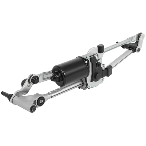 Image of ROADFAR Front Wiper Motor with Linkage Assy Replacement for 2012-2015 for for X1 61612990025 Wiper Motor 4 Pins