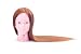 Cabeza de Maniquí, SIGHTLING 26" 60% Cabello Humano Real Practicas Formación Muñeca...