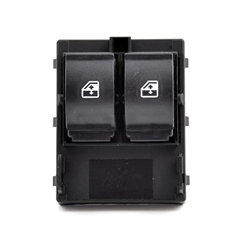Seintech Electric Window Double Switch Button - OE Quality - Fits 4/5 Doors - Push Button Type - Compatible fit for Citroen Nemo Bipper 735461275 (8 pin connection)