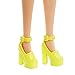 Barbie Fashionistas Doll #197 with Blonde Hair & Braces Wearing Rainbow Dress & Accessories Including Platform Shoes & Sunglasses