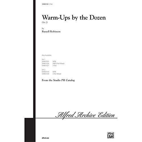 Alfred 00-SVM03105 Warm-Ups by the Dozen- Set 2 - Music Book