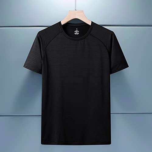 Tee compression hauts décontracté à manches courtes et col ajusté - 3