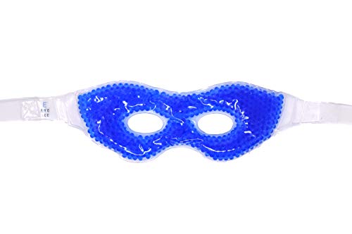 Eye See Cooling Gel Eye Mask - Cold Compress Ice Pack With Gel Beads - Microwave Safe For Heat Therapy -Great For Puffy Eyes, Dark Circles, Dry Eyes, Soothing Headaches #TOP3