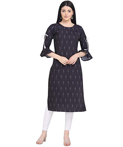 Image of LookMark Women's Crepe Regular Kurta