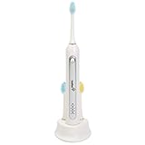 Rechargeable Electric Toothbrush Plus w/Sonic Wave Technology - Includes Induction Charging Base & 2 Brush Heads