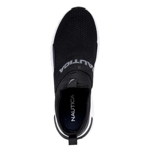 Image of Nautica Men's Slip-On Sneakers - Casual Fashion Shoes for Walking, in Medium & Wide Widths
