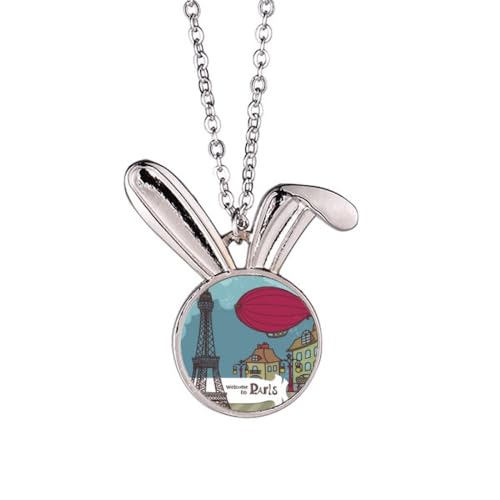 Bijoux cadeau Paris avec collier pendentif Tour Eiffel