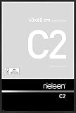 Cadre alu C2 Nielsen - Noir mat brossé 253, 40x60