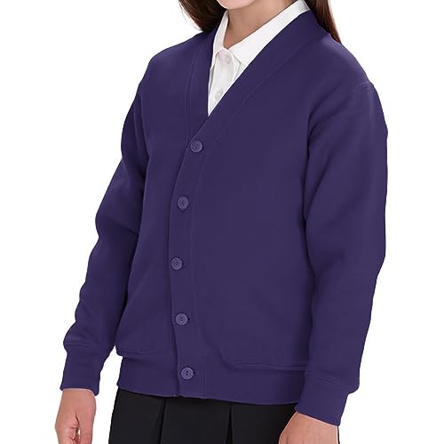 Girls School Cardigans Long Sleeves Stretchy Nice Looking Sm