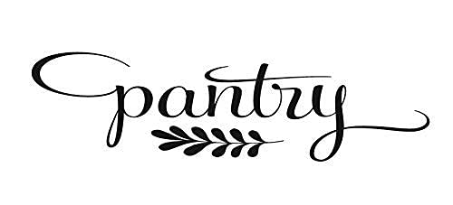 Thistle Brook Cottage Pantry Decor - Door Decal, Vinyl Lettering for Kitchen Wall