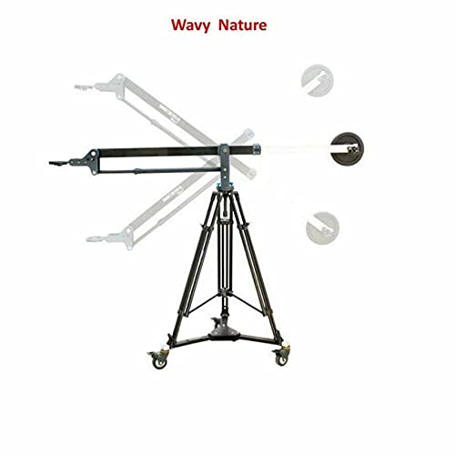 Image of FLYCITY 7' Max Video Jib Crane (FC-MAX-7) with LCD Mount View Supporting DSLR, DV Movie Video Cameras Camcorder Upto 25kg /55lbs