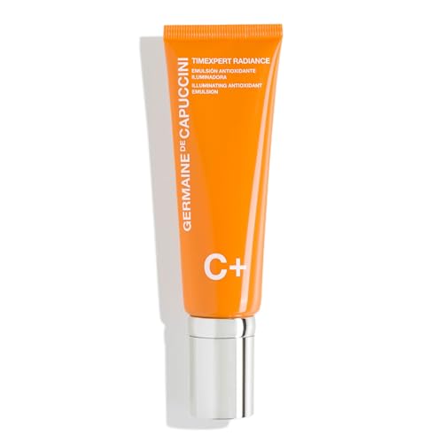 Germaine de Capuccini - Timexpert Radiance C+ | Emulsión Antioxidante Iluminadora - Hidratante Facial con Vitamina C - Aporta Luminosidad, Hidratación y Previene el Envejecimiento del Rostro - 50ml