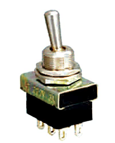 Commutateur 6 bornes interrupteur métal lourd ON-ON 220V pour tableau bord voiture ancienne