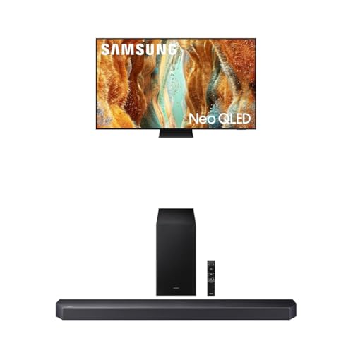 Image of Samsung 75-Inch Class Neo QLED QN70F 4K Mini LED Smart TV (2025 Model) NQ4 AI Gen2 Processor, Quantum Matrix Technology Slim Q-Series Soundbar HW Q600F 3.1.2 ch Subwoofer (2025 Model)