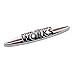 XHSM Emblema Pegatinas Parrilla Insignia para Mini para Cooper JCW S R50 R53 R55 R56 R57 R60 R61 F54 F55 F56 F60 Accesorios Decoración Coche (Color : Sticker 135mm)