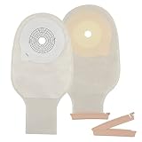 21 PCS Colostomy Bags, Stoma Bags, One-Piece Drainable Pouch with Clip Closure for Ileostomy Stoma C