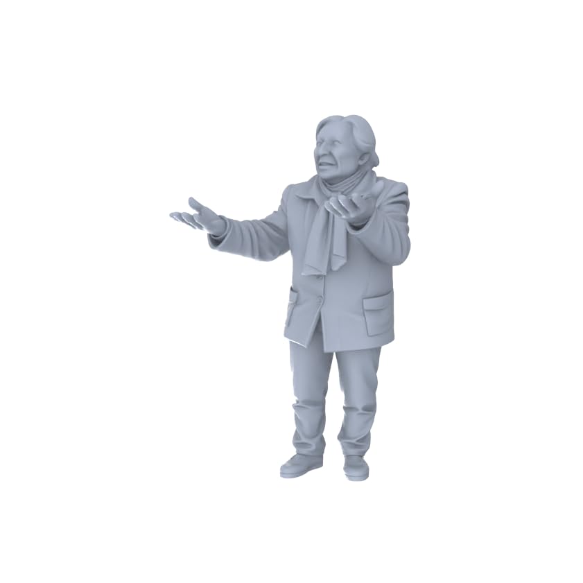 MRY-SFW 1/160 Marketplace Ensemble de 3 figurines pour personnes âgées Street Life DIY Peinture