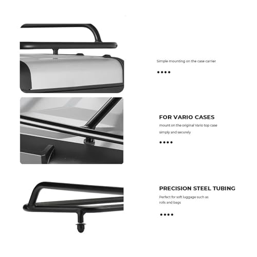 Support valise BMW R1200GS finition Silver de haute précision