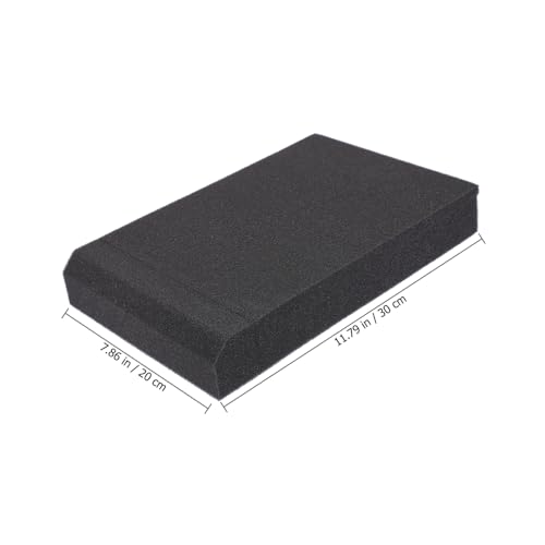 Vaguelly 1 set de Almohadillas de Aislamiento para Altavoces Negro para Monitores de Estudio y Material Ignífugo para Estudios en Casa y Entornos de Grabación miniatura 2