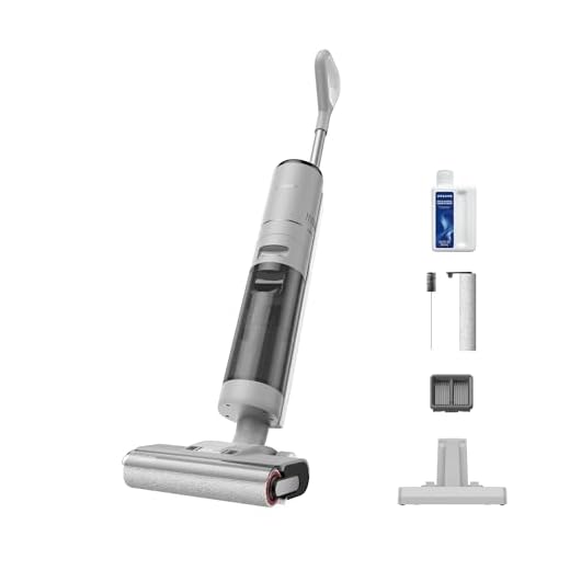 dreame G10 Pro Nass- und Trockensauger, 16.000 Pa Saugleistung, Doppel-Kantenreinigungsbürste, Selbstreinigung mit 2 Drehrichtungen, 35 Minuten Laufzeit, großes LED-Display, 75 dBA