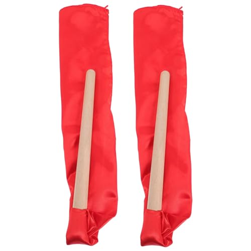 HANABASS 1 Pair Waist Drum Wooden Mallets Drumsticks for Adults Lightweight Portable for Beginner Professional Drumming