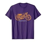 Retro Classic Motorcycle Moto T-Shirt Vintage Motobike Retro T-Shirt