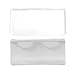 10Pcs False Eyelashes Case,Beauty Magnetic 25mm Eye lashes Box Makeup Storage Plastic Travel Tools(10PCS, Transparent-25mm)
