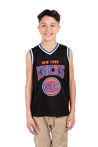 Image of Ultra Game Youth NBA Official Tank Top Mesh Sleeveless Muscle T-Shirt - Black