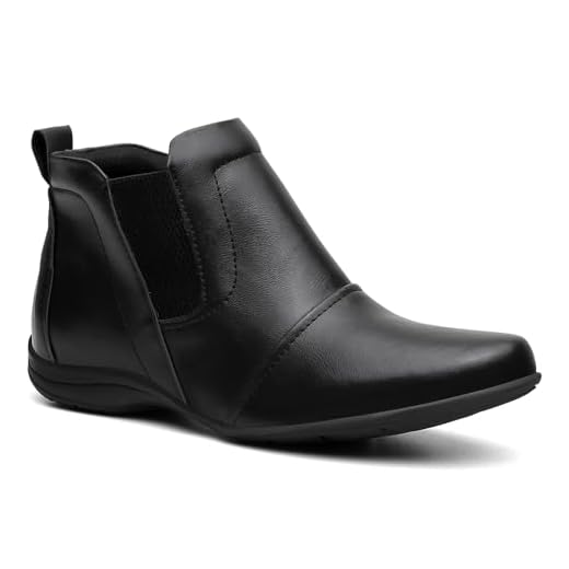 Bota Feminina Botina Casual Cano Curto Botinha Elástico Sola Rasteira Botinha Confortável (Preto, BR, Adulto, Numérico, 34)