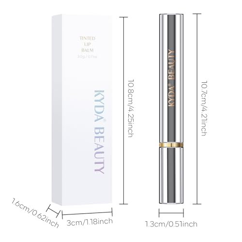 KYDA Tinted Black Lip Balm, Hydrating Sheer Formula Lip Balm, Natural Glossy Finish, Moisturizing Lip Care Balm for Dry Lips, Black Candy - Thumbnail 7