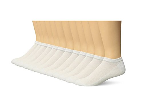 Hanes Men's FreshIQ No-Show Socks 12-Pack