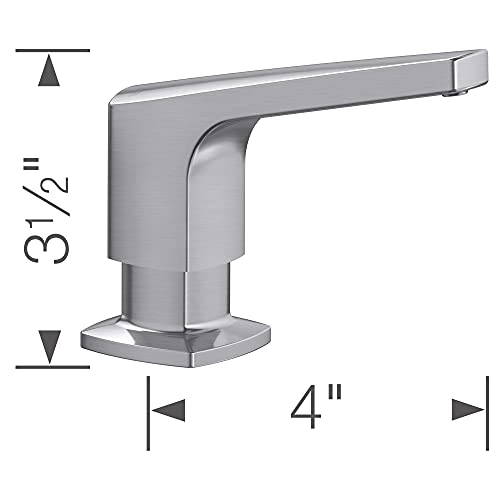 BLANCO, Stainless 442680 RIVANA Kitchen Soap Dispenser, 12 oz by Blanco - Image 2